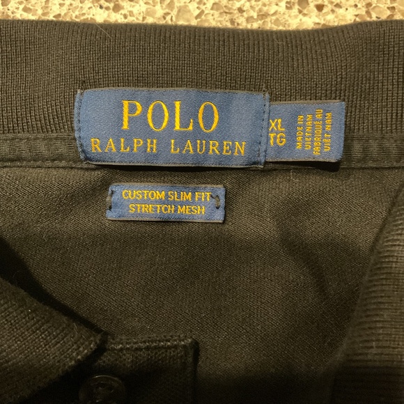 Polo Ralph Lauren Custom Slim Fit Stretch Mesh Polo Shirt, Size XL - Picture 2 of 3